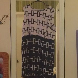 Black and white dress